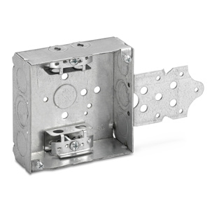 ABB Thomas & Betts Bracketed 4 Square 1900 Boxes 4 Square Box Bracket - B Metallic 1-1/4 in