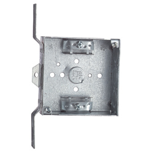 ABB Thomas & Betts Bracketed 4 Square 1900 Boxes 4 Square Box Bracket - CV Metallic 1-1/2 in