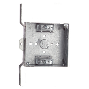 ABB Thomas & Betts Bracketed 4 Square 1900 Boxes 4 Square Box Bracket - CV Metallic 1-1/4 in