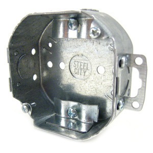 ABB Thomas & Betts 4 in Octagon 8B Boxes 1-1/2 in Steel Screws