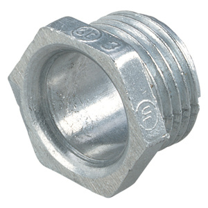 ABB Thomas & Betts Rigid / IMC Threaded Bushed / Chase Nipples 1 x 1/2 in Zinc Die Cast