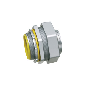Arlington Straight Metallic Liquidtight Connectors 3-1/2 in Zinc Die Cast Compression x Threaded