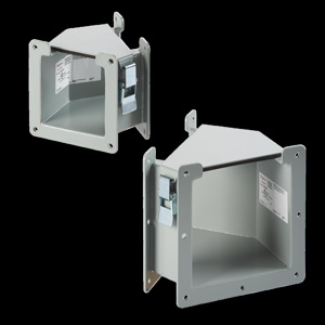 nVent HOFFMAN N12 Hinged Cover Lay-in Wiring Trough 45 Degree Elbow Outside Openings