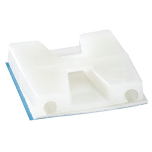 ABB 2-Way Cable Tie Mounts Natural Adhesive Mount