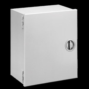 nVent HOFFMAN Wall Mount Hinged Enclosures 24 x 24 x 6 in Without Knockouts Gray NEMA 1