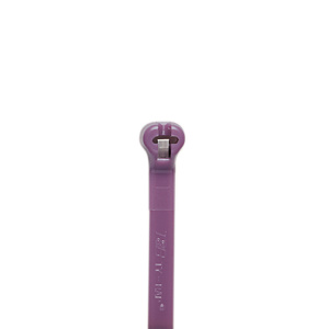 ABB Cable Ties Locking 11.6 in Plenum Rated Purple 1000 per Pack Weather-resistant