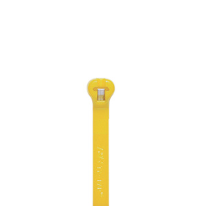 ABB Cable Ties Locking 3-5/8 in Plenum Rated Yellow 1000 per Pack Weather-resistant