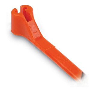 ABB Cable Ties Locking 5-1/2 in Plenum Rated Orange 1000 per Pack Weather-resistant
