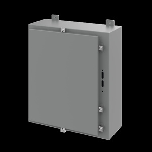 nVent HOFFMAN Wall Mount Continuous Hinge Cover Removable Door Weatherproof Enclosures Steel 24 x 21 x 8 in 14 ga NEMA 4