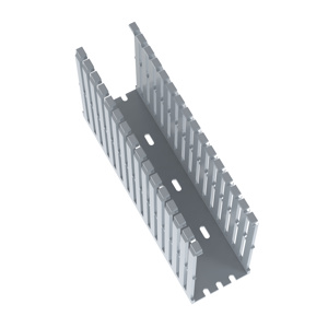 Panduit Panduct® Type F Narrow Slot Wiring Duct 2 in x 5 in x 6 ft Light Gray Cover Not Included