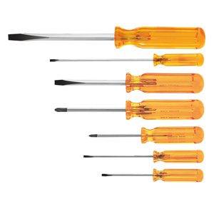 Klein Tools 7-Piece Slotted and Phillips Bull Screwdriver Sets 7 Piece