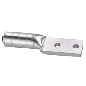 Panduit LAB Series Standard Barrel Compression Lugs 1/2 in 2 Hole Brown 1000 kcmil