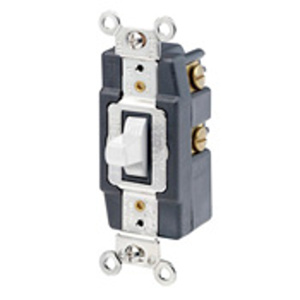 Leviton SPDT Toggle Light Switches 15 A 120/277 V White