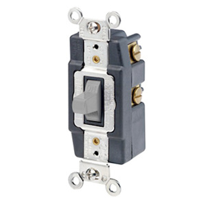Leviton SPDT Toggle Light Switches 15 A 120/277 V Gray<multisep/>Gray