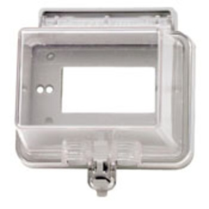 Leviton Weatherproof While-in-Use Box Covers Universal 1 Gang Clear