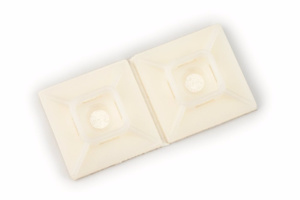 3M 4-way Cable Tie Mounting Pads 1 in Nylon 6, 6 1 in