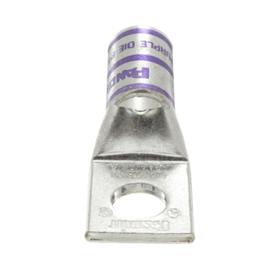 Panduit LCA Series Standard Barrel Compression Lugs 1/2 in 1 Hole Purple 4/0 Cu