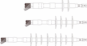 3M 7660 Cold Shrink QT-III Series Termination Kits