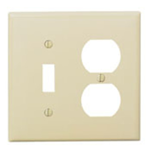 <em class="search-results-highlight">Leviton</em> Midsized Duplex Toggle Wallplates 2 Gang Ivory Nylon Device