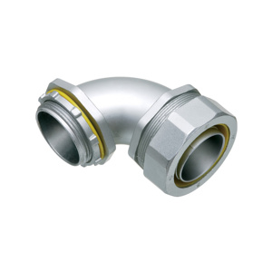 Arlington 90 Degree Metallic Liquidtight Connectors 3-1/2 in Compression x Threaded
