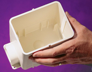 Wiremold Modulink™ Rectangular Flush Service Floor Boxes Metallic 1 Gang Flush
