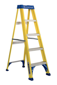 Louisville Ladder Step Ladders 5 ft 250 lb Fiberglass