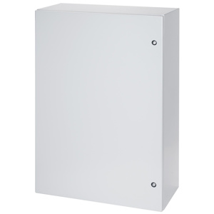 nVent HOFFMAN Wall Mount Concealed Hinge Weatherproof Enclosures 30 x 24 x 8 in Without Knockouts Light Gray NEMA 4/12/13