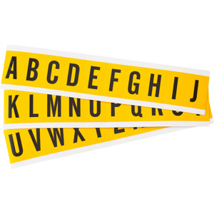 Brady 1530 Series Number and Letter Labels <em class="search-results-highlight">A</em> - Z <em class="search-results-highlight">B</em>-946 Vinyl