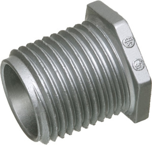 Arlington Rigid / IMC Threaded Bushed / Chase Nipple - Longs 1/2 in Zinc Die Cast
