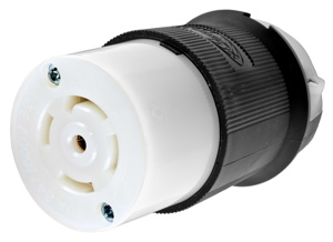 Hubbell Wiring Straight Locking Connectors 30 A 347/600 V 4P5W L23-30R Insulated Twist-Lock® Insulgrip® Dry Location