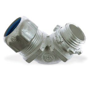 ABB Thomas & Betts 5200-AL Series 90 Degree <em class="search-results-highlight">Liquidtight</em> Connectors Non-insulated 1-1/4 in Compression x Threaded Aluminum