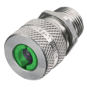 Hubbell Wiring SHC Series Liquidtight Strain Relief Cord Connectors 3/8 in Aluminum 0.060 - 0.130 in