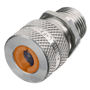 Hubbell Wiring SHC Series Liquidtight Strain Relief Cord Connectors 3/8 in Aluminum 0.130 - 0.190 in