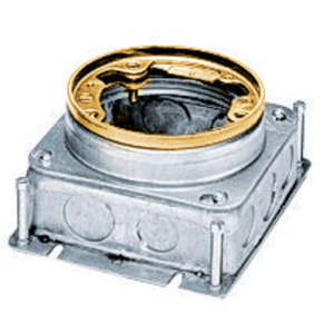 Hubbell Wiring B25 Series Round Floor Boxes Flush