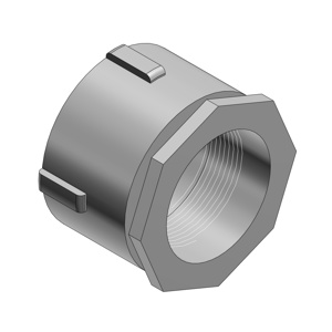 ABB Thomas & Betts Rigid / IMC Threaded 3-piece Couplings 1/2 in Aluminum Concrete-tight, Raintight