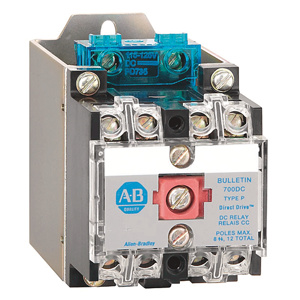 Rockwell Automation 700P/700DC-P Direct Drive Convertible Contact Relays 24 VDC 0 NO Din Rail, Panel, Relay Rail