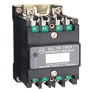 Rockwell Automation 700-R/700DC-R Sealed Switch Relays 24 VDC 4 NO 0 NC DIN Rail, Panel