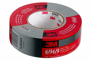 3M 6969 Series Duct Tape 60 yd x 1.88 in 10 mil Silver