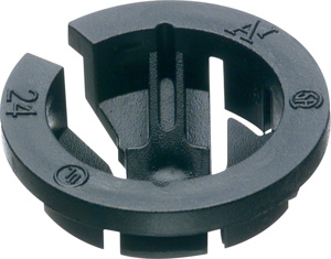 Arlington Black Button NM Series NM Romex Connectors 3/4 in Plastic NM 14/2 - 6/2 AWG