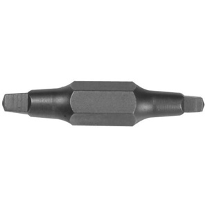 Klein Tools 324 Replacement Driver Bits Hexagonal Square Recess #1 Square & #2 Square NO 1/NO 2 S2 Tool Steel