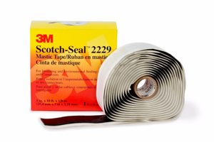 3M 2229P Series Rubber Sealing Pads 3-3/4 in x 10 ft 125.0 mil Black