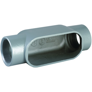 Hubbell-Killark Electric Duraloy 7 Series Type C Conduit Bodies Form 7 Malleable Iron 2-1/2 in Type C