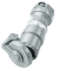 Hubbell-Killark Electric VPR Style II Series Pin and Sleeve Connectors 4P3W 30 A 600 VAC/250 VDC 1 Phase Style 2