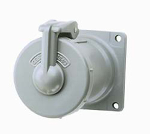 Hubbell-Killark Electric VERSAMATE Series Pin and Sleeve Receptacles 100 A NEMA 3/4/4X 3P3W Hazardous Location Gray