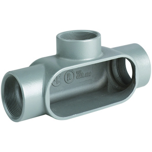 Hubbell-Killark Electric Duraloy 7 Series Type T Conduit Bodies Form 7 Malleable Iron 2 in Type T
