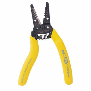 Ideal Reflex™ Super T®-Stripper Cable Cutter & Strippers 18 - 8 AWG Yellow Curved