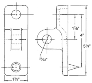 Hubbell Power Power Pole Plate Eyes