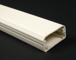 Wiremold NM2000 Raceway Base and Covers 5 ft PVC Ivory 1 Channel