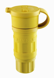 Leviton Wetguard® Locking Connectors 20 A 277/480 V 4P5W L22-20R Uninsulated Wetguard® Wet Location