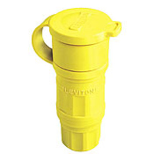 Leviton Wetguard® Locking Connectors 20 A 480 V 3P4W L16-20R Uninsulated Wetguard® Wet Location